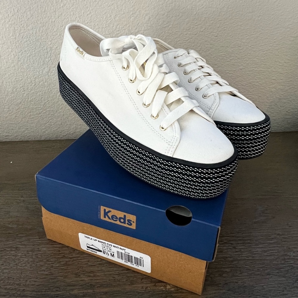 Keds Women's Triple Up Webbing Canvas Sneaker